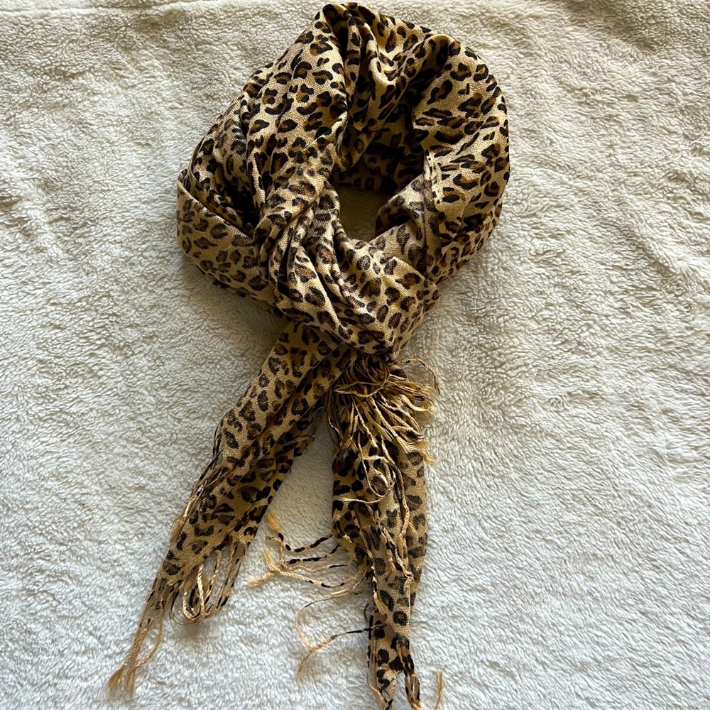 Cheetah Print Scarf!
